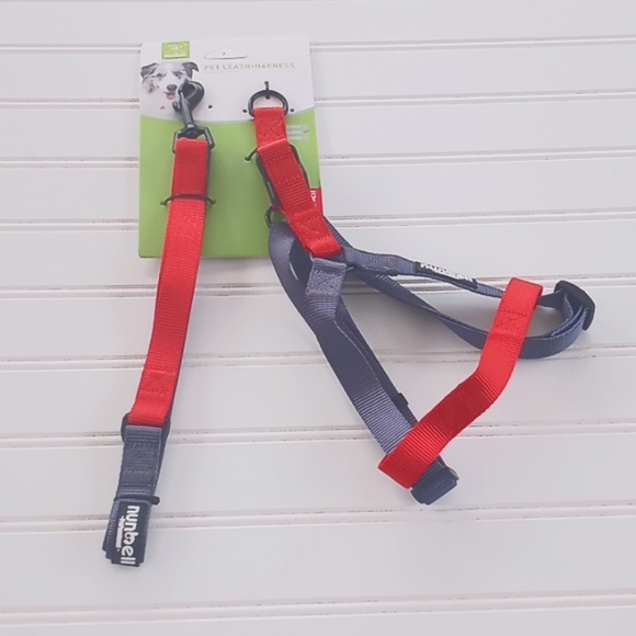 🎉 HP- Nunbell Two Tone Nylon Pet Leash & Harness Set - Picture 10 of 11